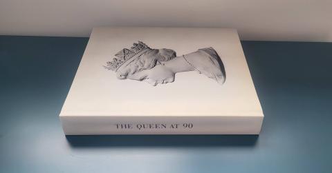The Queen's 90th birthday book cover