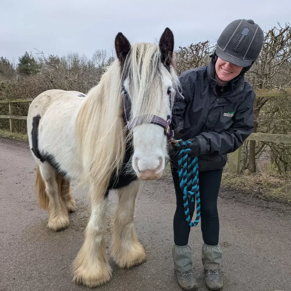 Pony and handler