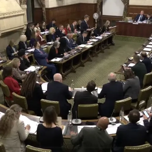 A photo of the fireworks debate taking place. 